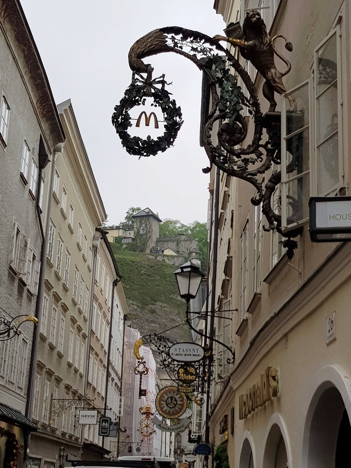 Mekáč v Getreidegasse